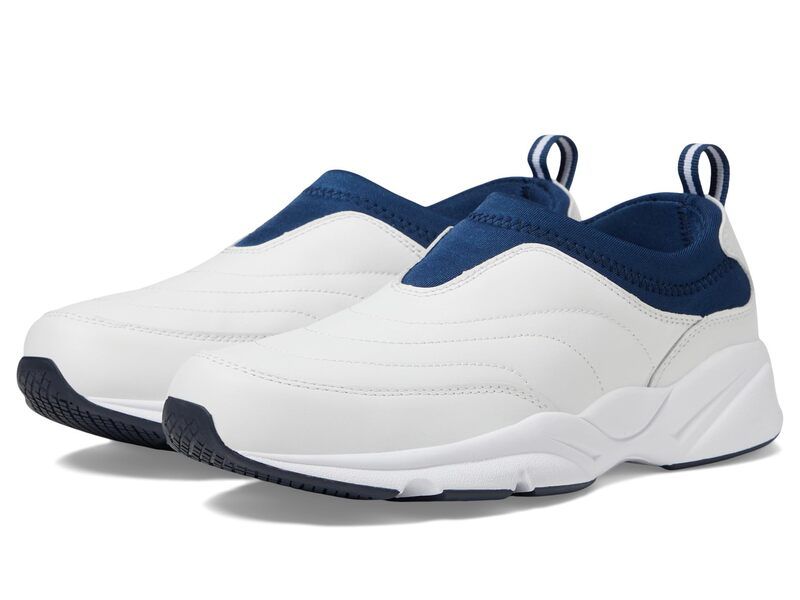 プロペット メンズ シューズ スニーカー Propet Stability Slipon WhiteNavy ホワイト
