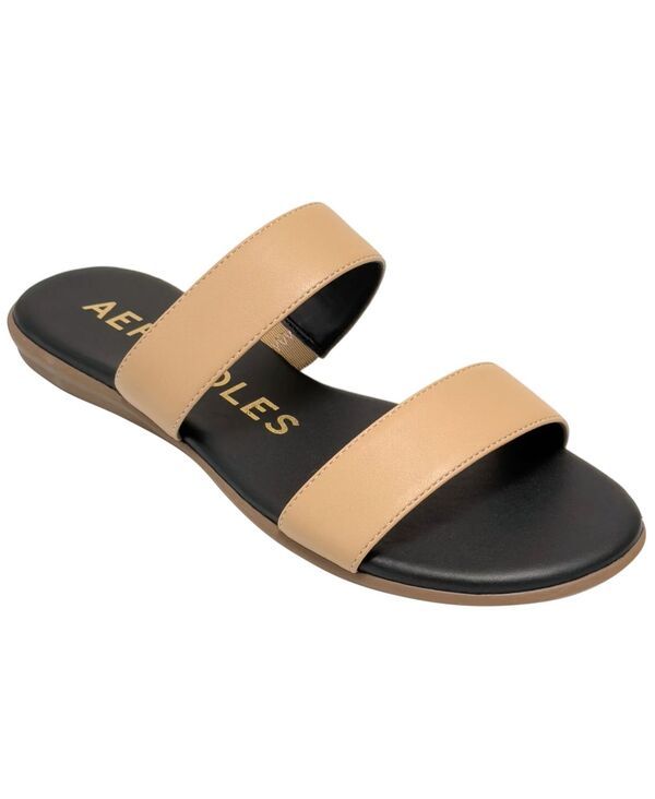 エアロソールズ レディース シューズ スリッポン・ローファー サンダル Aerosoles Womens Concetta SlipOn Flat Sandals Beige Bisque ベージュ