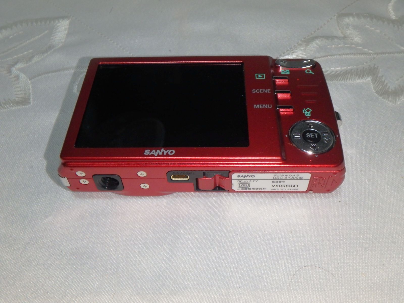 動作品 SANYO X1200 デジタルカメラ - メルカリ