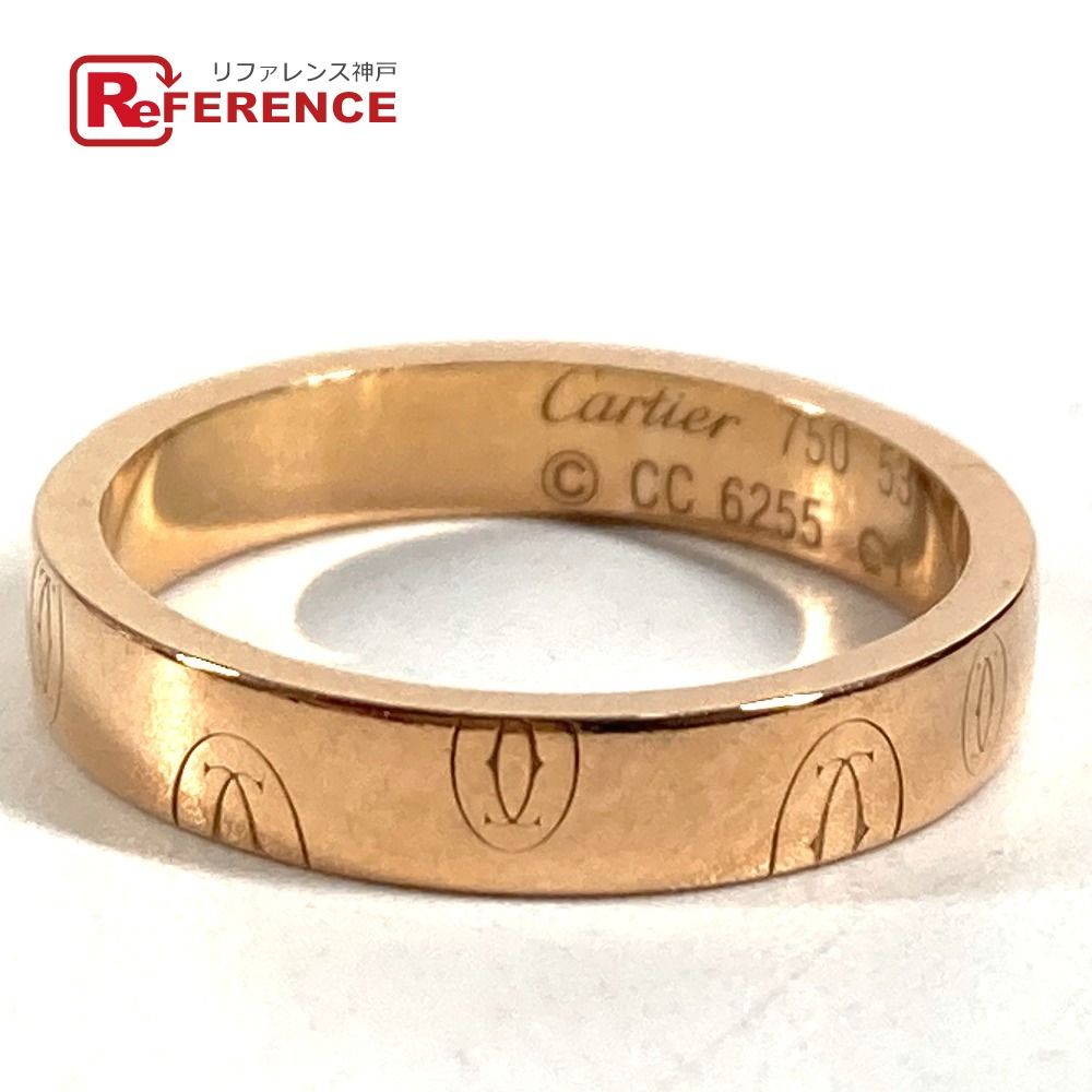 CARTIER カルティエ リング・指輪 ハッピーバースデー ロゴ Au750