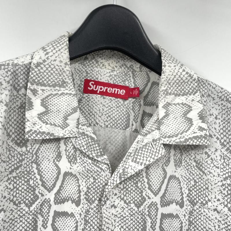 中古】△状態考慮 Supreme 24SS Snake S/S Shirt サイズL マルチ