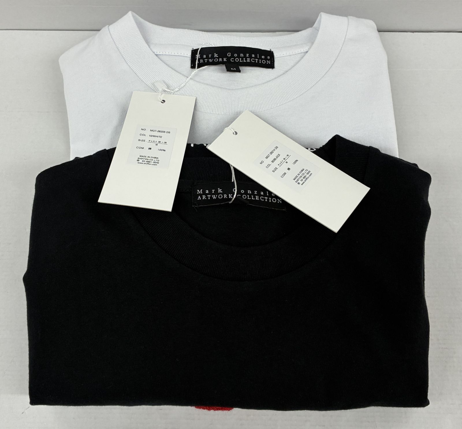 未使用 MARK GONZALES 半袖Tシャツ Mサイズ 2枚セット マーク