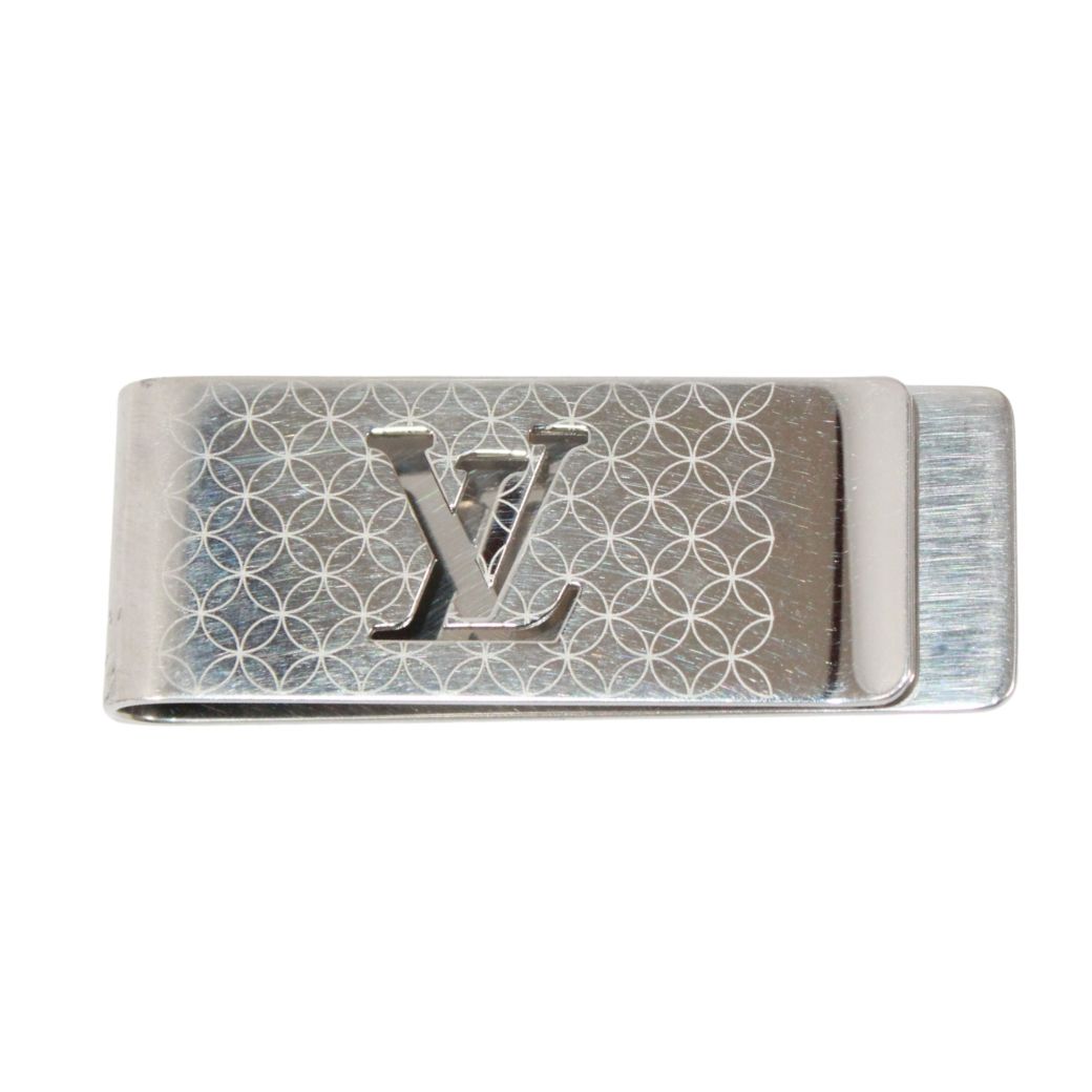 LOUIS VUITTON メタル マネークリップ 新着】LOUIS VUITTON パンス ビエ シャンゼリゼ メタル シルバー