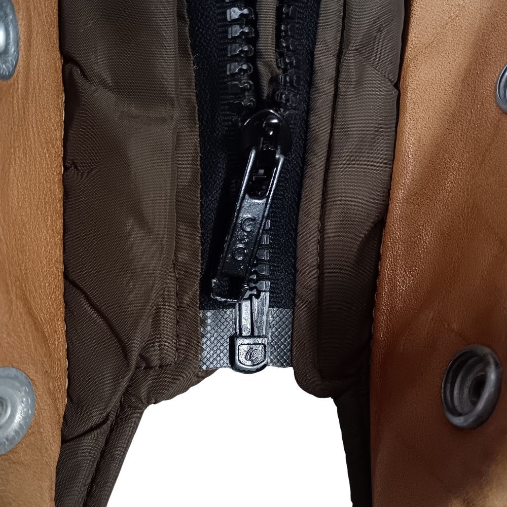 remington west コンチョボタン レザー切替し 中綿 ナイロンベスト