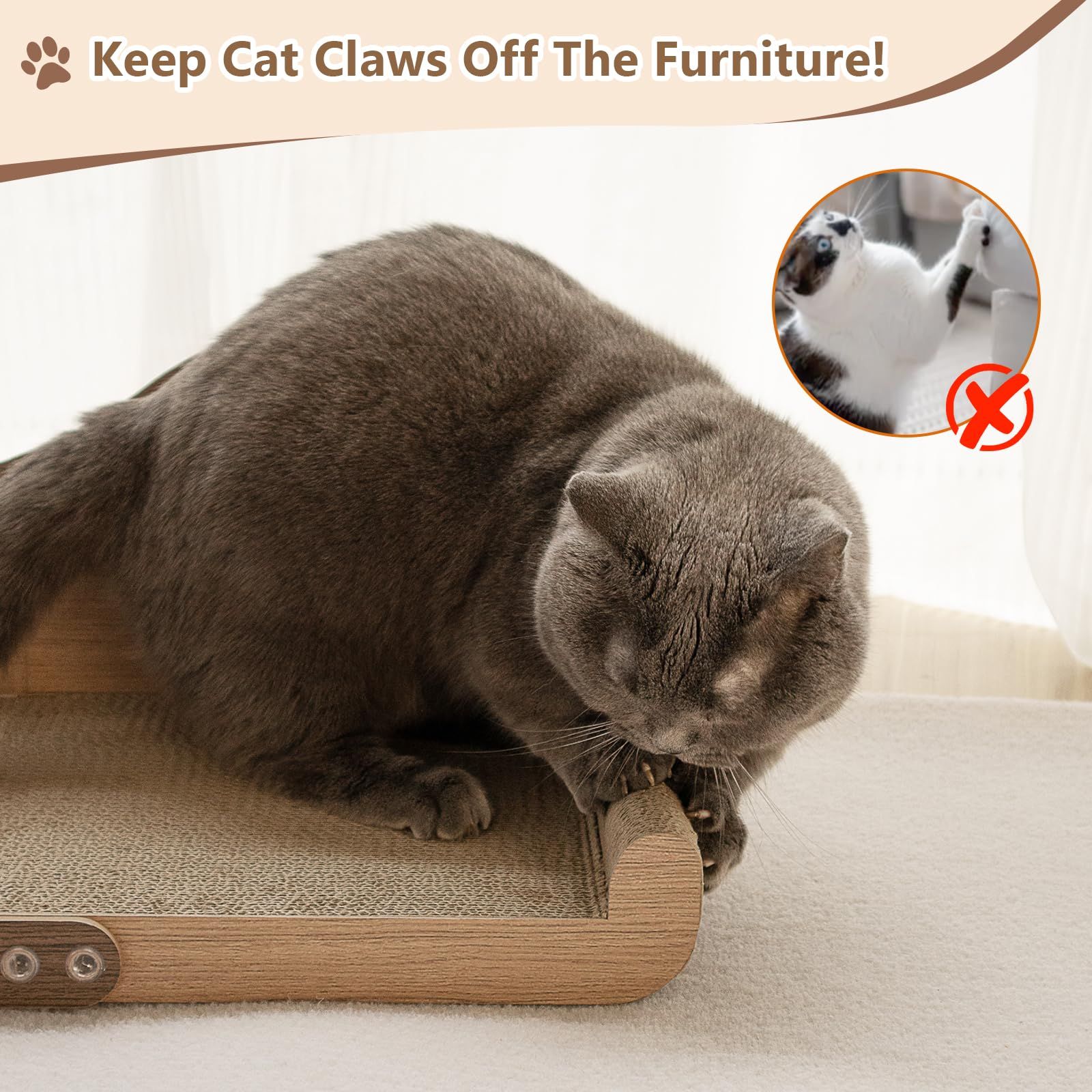 NATUYA 猫 爪研ぎ ガリガリソファ つめとぎ 猫 ベッド キャット 爪とぎ