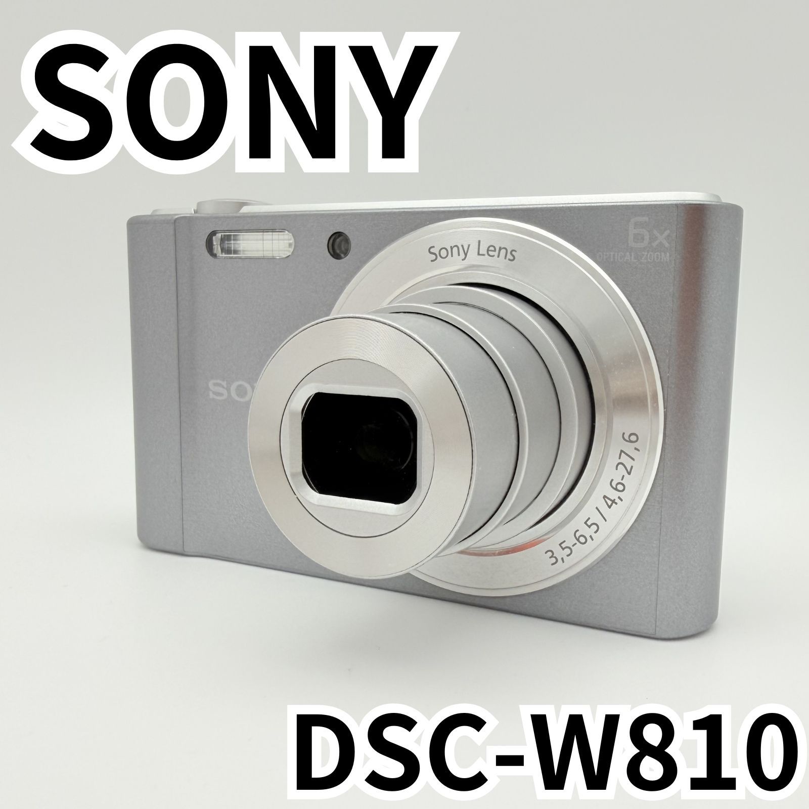 実写美⭕️美品【動作確認済】SONY DSC-W810 シルバー　デジカメ 完動品】 SONY Cyber-shot DSC-W810 シルバー - メルカリ