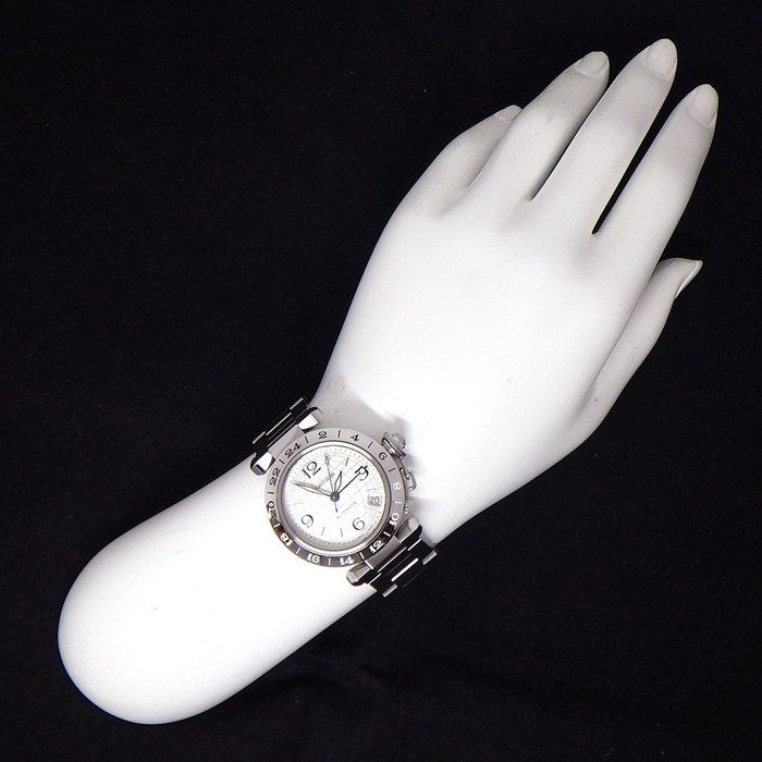 カルティエ Cartier 腕時計 パシャC メリディアン W31078M7 シルバー