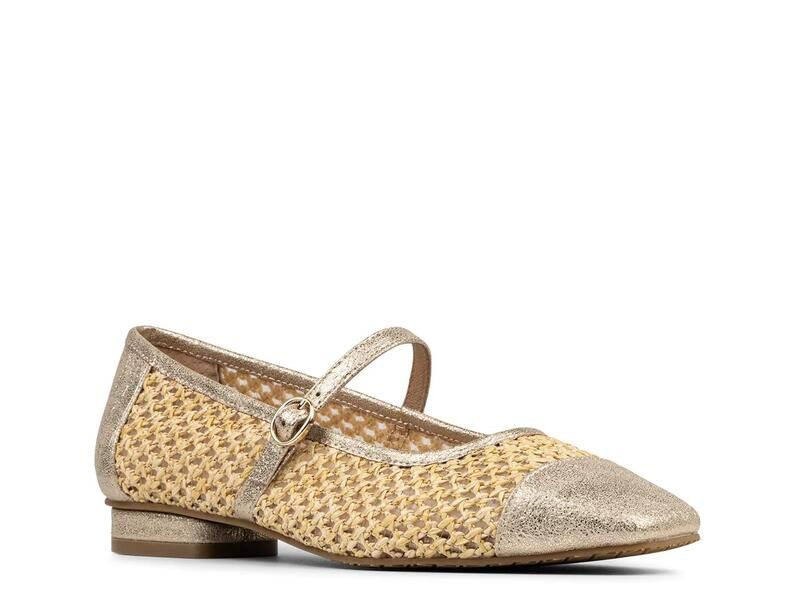ドナルドプリネール レディース シューズ パンプス Donald PlinerDitzy Mary Jane Flat Platino Raffia