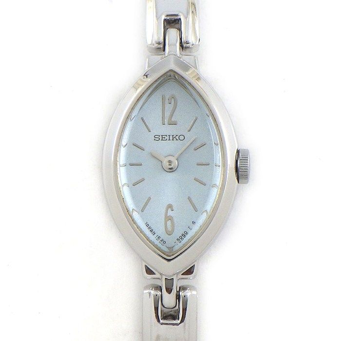 セイコー SEIKO 腕時計 ティセ 1E20-3B50 ブルー文字盤 SS クオーツ 