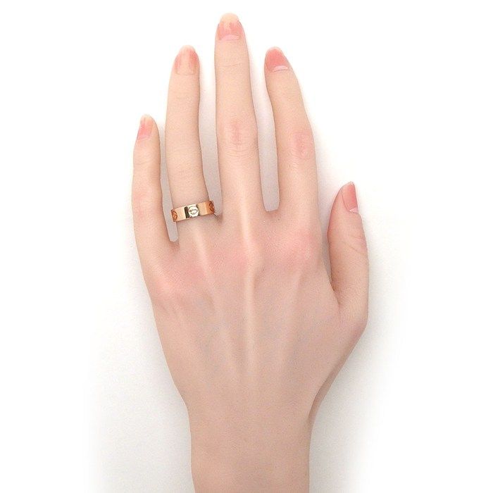 カルティエ Cartier リング ラブ クラシックモデル MM B4084852 K18PG
