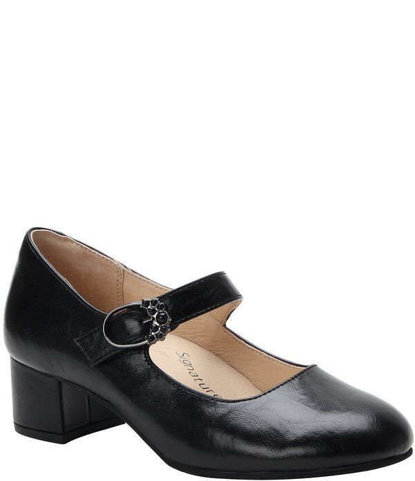 アレグリア レディース シューズ パンプス レザー ヒール Alegriameliah Leather Block Heel Mary Jane Pumps Black ブラック