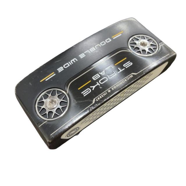 【中古】 オデッセイ STROKE LAB BLACK DOUBLE WIDE 34インチ パター PT STROKE LAB BLACK (フレックスその他) メンズ 男性用 右利き 右用 Dランク ゴルフクラブ