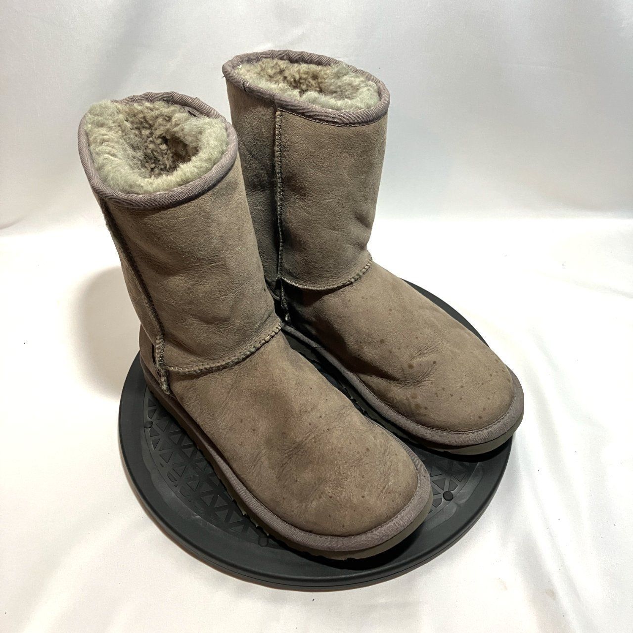 UGG ムートンブーツ ショート ベージュ 23cm - メルカリ