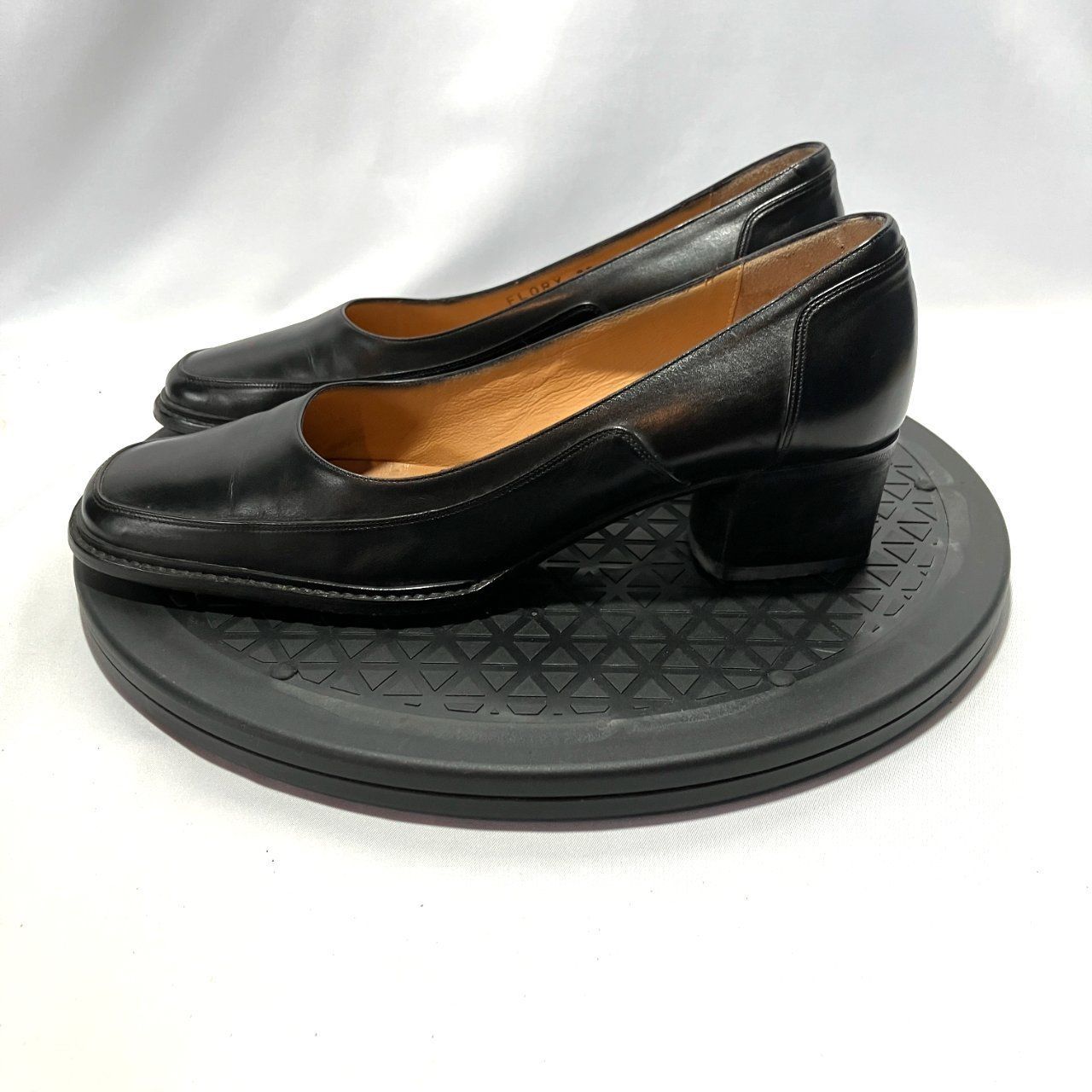 BALLY バリー パンプス レザー ブラック スクエアトゥ 36 E（約23cm