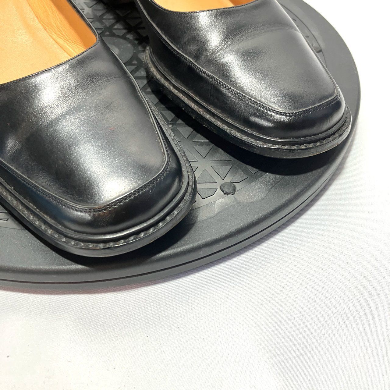 BALLY バリー パンプス レザー ブラック スクエアトゥ 36 E（約23cm