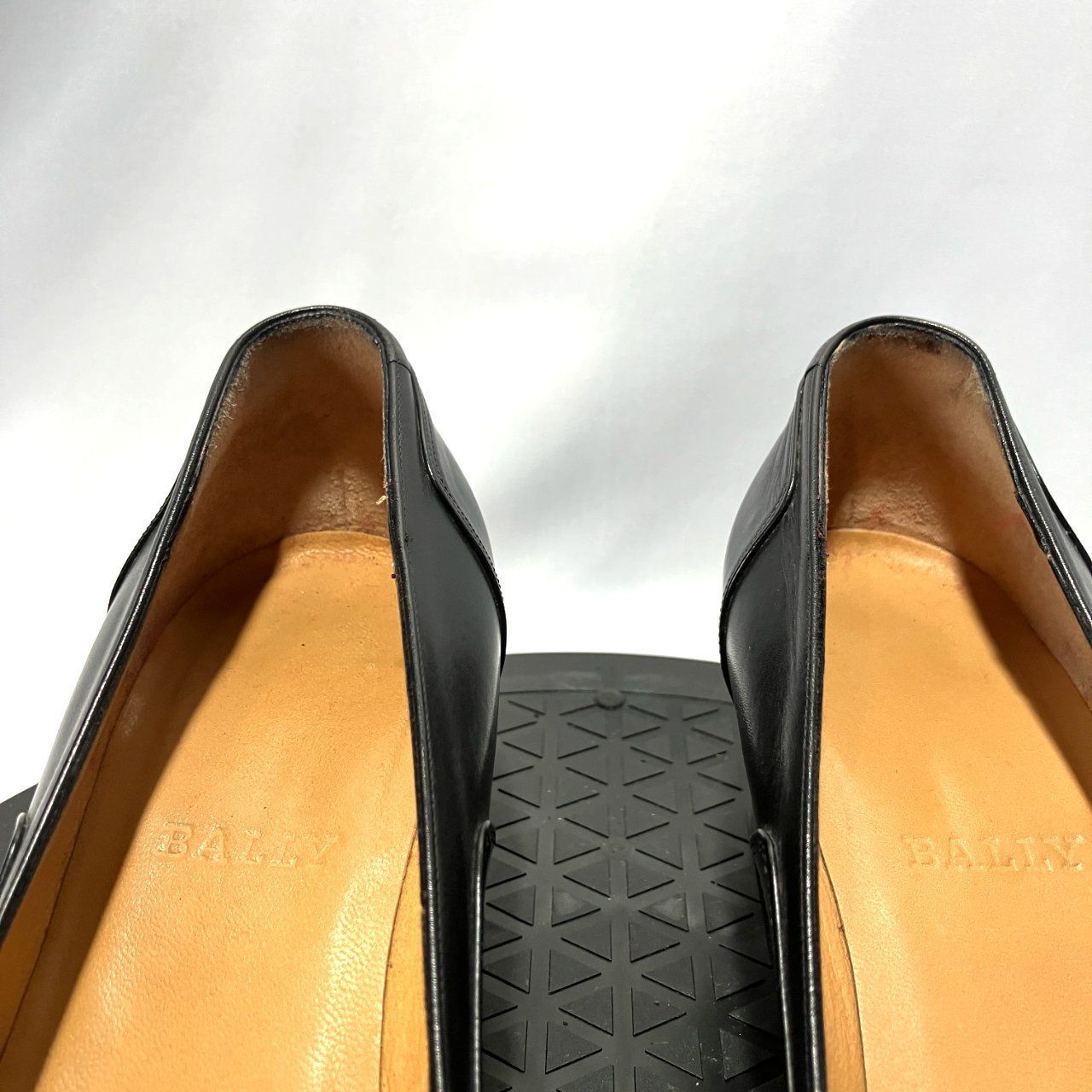 BALLY バリー パンプス レザー ブラック スクエアトゥ 36 E（約23cm