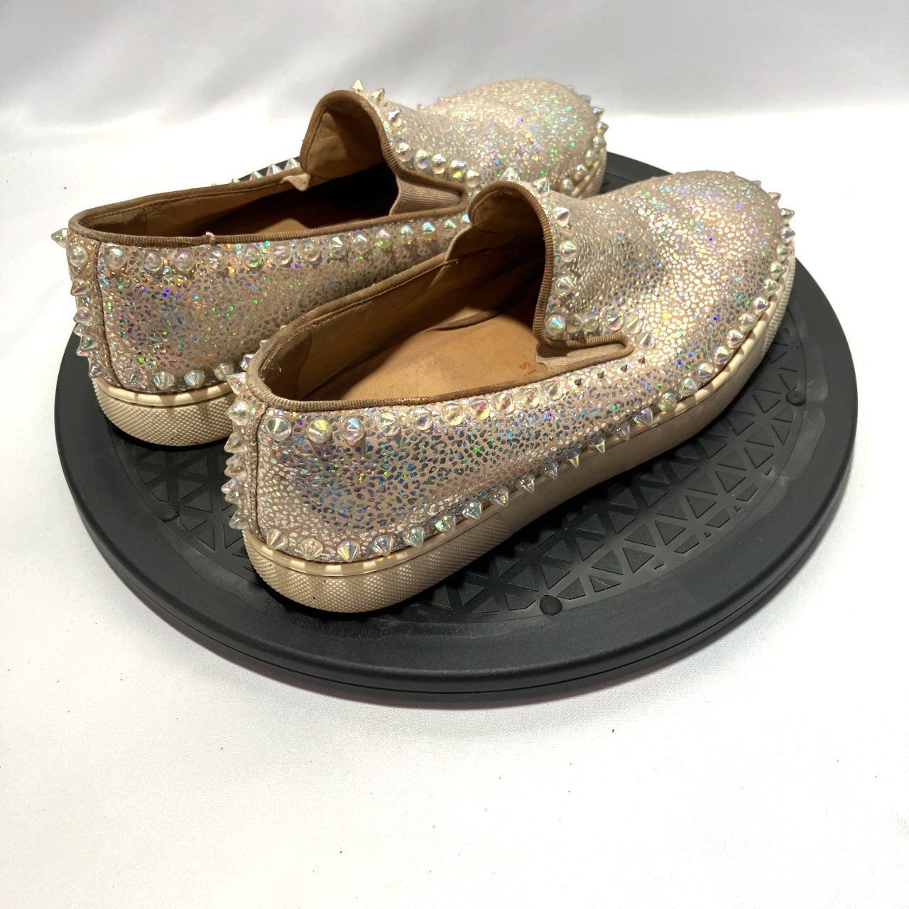 Christian Louboutin ルブタン スニーカー スタッズ シルバー 36（約