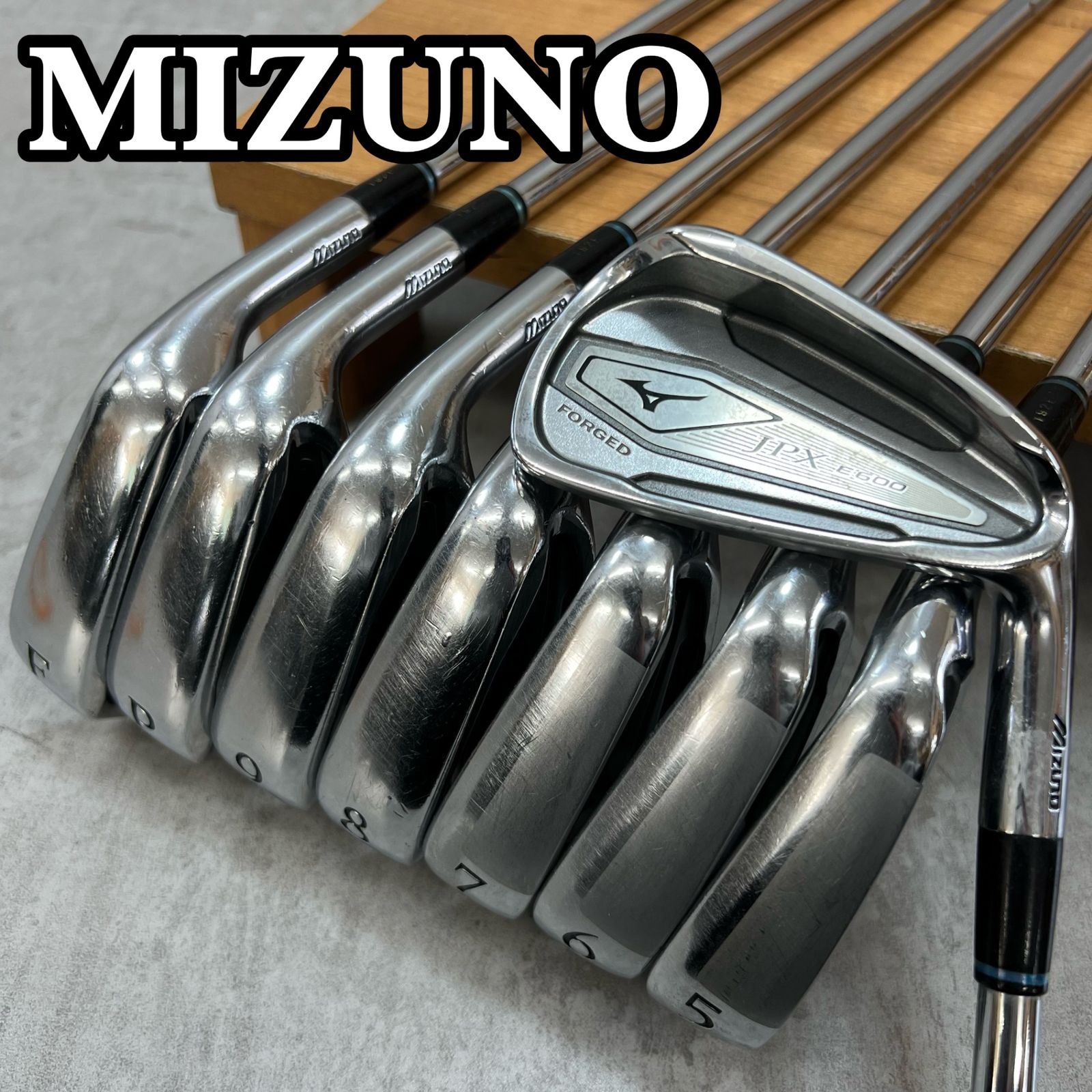 MIZUNO - Mizuno　ミズノ　JPX　E600　メンズゴルフアイアン8本セット　カーボン　R　右利き用　ポケットキャビティ ミズノ JPX E600 メンズゴルフ アイアンセット 8本 S 右利き用 Mizuno