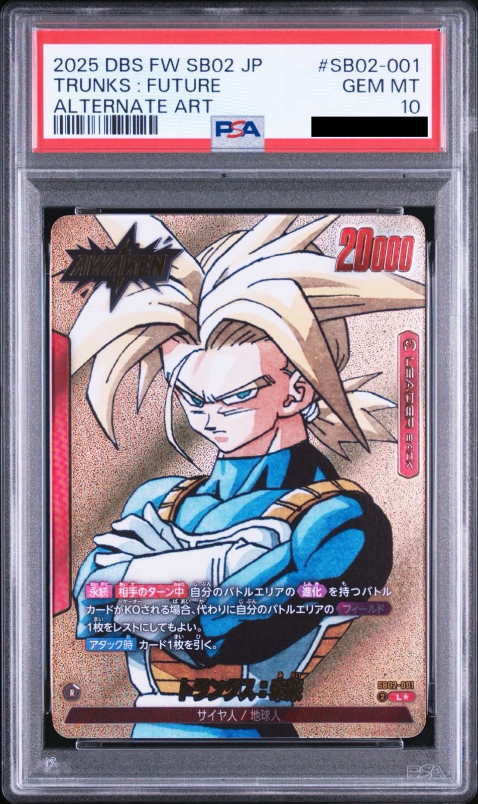 POP12【PSA10】ドラゴンボールスーパーカードゲーム フュージョン