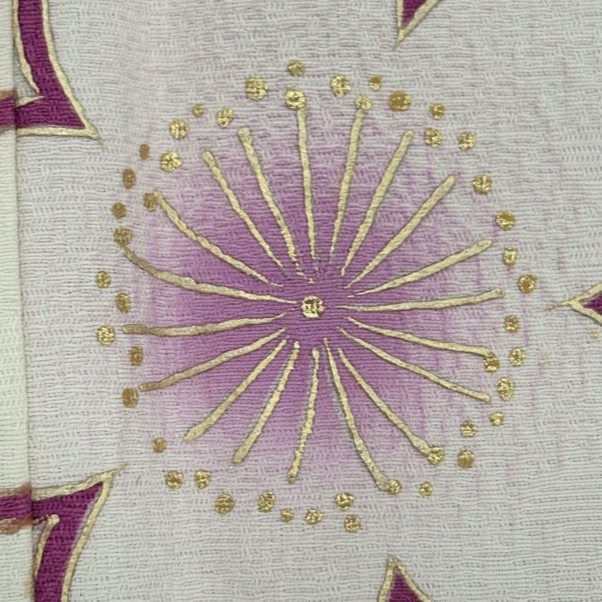 美品】 振袖 身丈159.4cm 裄丈65cm M 袷 袋帯フルセット 桜 雪輪 金彩