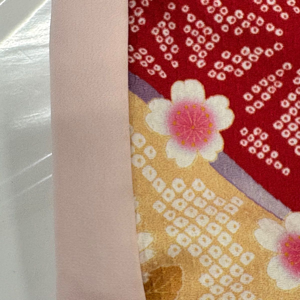 美品】 振袖 身丈165cm 裄丈66.5cm M 袷 袋帯フルセット 牡丹 菊 金糸
