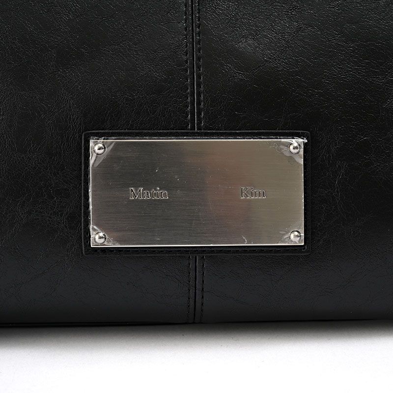 レディース Matin Kim マーティンキム Side Zipper ショルダー ブラック