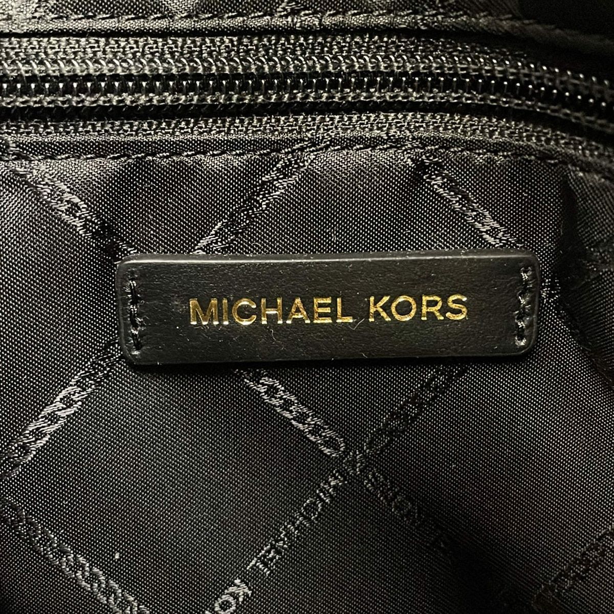 MICHAEL KORS(マイケルコース) トートバッグ - アイボリー×黒 レザー