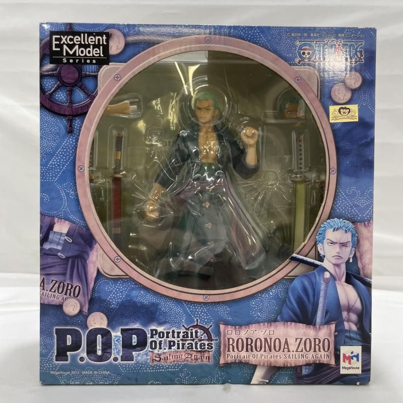 中古】開封)MegaHouse P.O.P Sailing Again ロロノア・ゾロ フィギュア