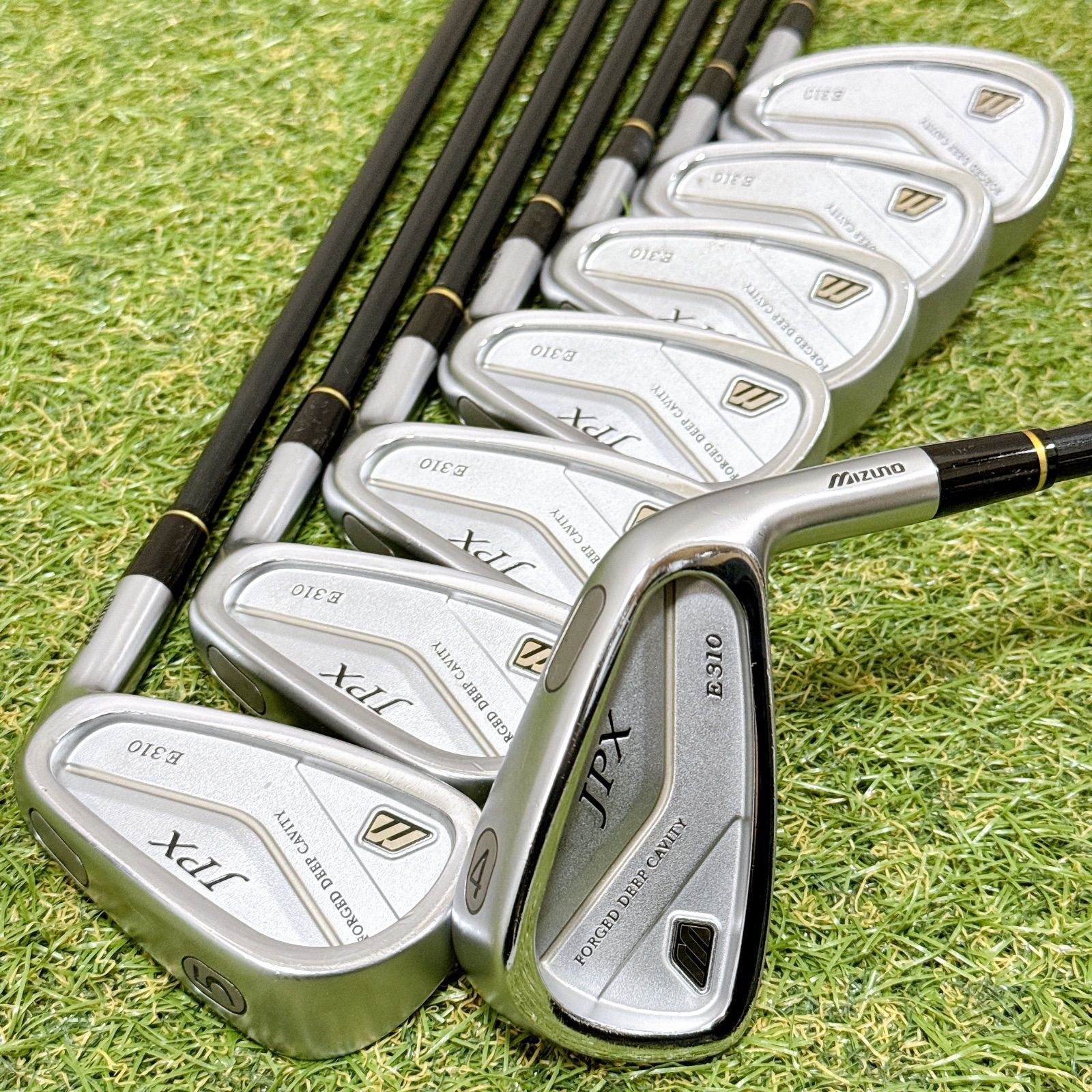 名器 ミズノ Mizuno JPX E310 フォージドアイアン 豪華8本セット 右