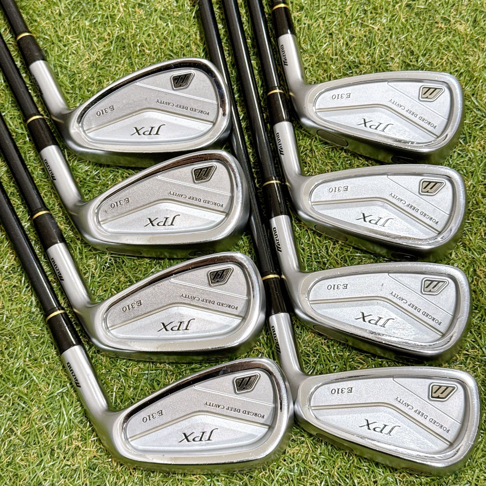 名器 ミズノ Mizuno JPX E310 フォージドアイアン 豪華8本セット 右 