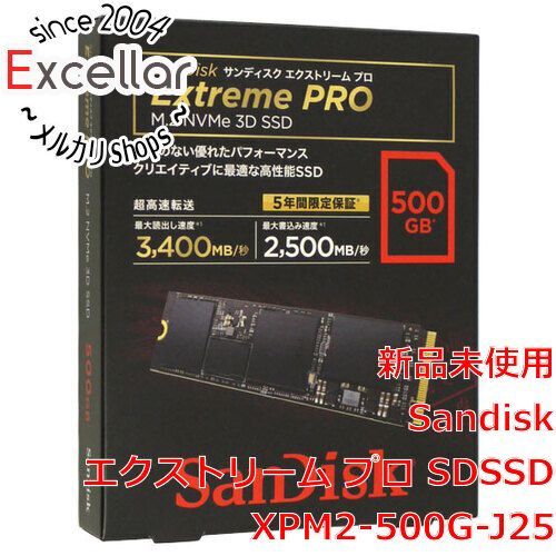 bn:6] SANDISK M.2 NVMe 3D SSD 500GB SDSSDXPM2-500G-J25 - メルカリ