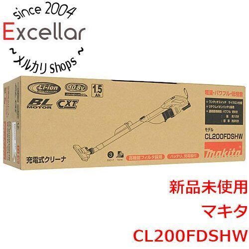 [bn:4] 【新品訳あり(箱きず・やぶれ)】 マキタ　充電式クリーナー 10.8V　CL200FDSHW
