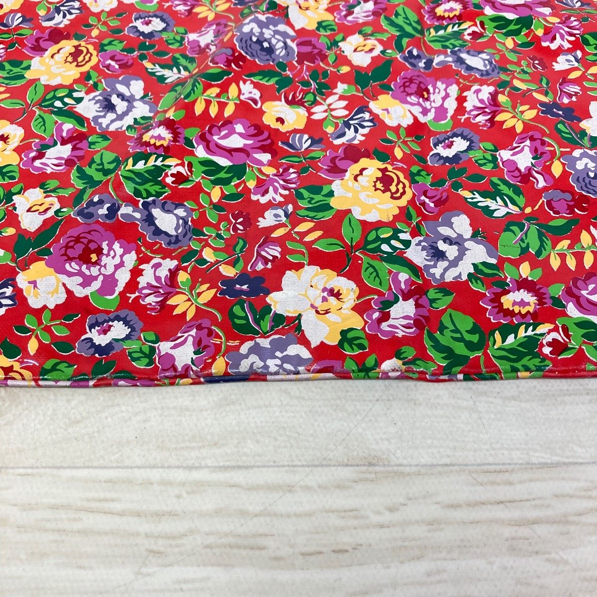 美品 KENZO PARIS/ケンゾー 巾着袋/ポーチ 花柄/フラワー 総柄 レッド