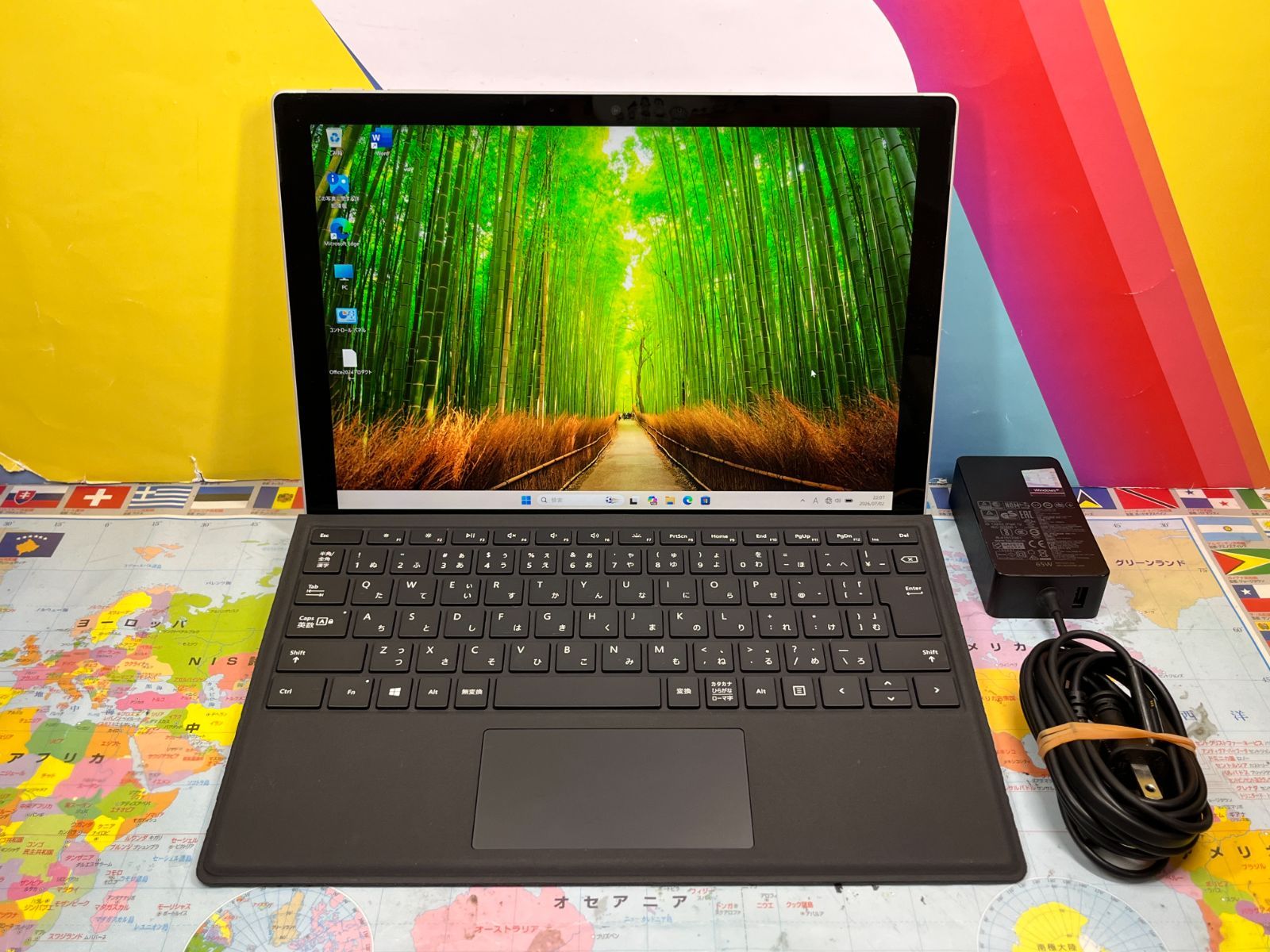 美品 Surface Pro 7 8GB/128GB キーボード付 - メルカリ
