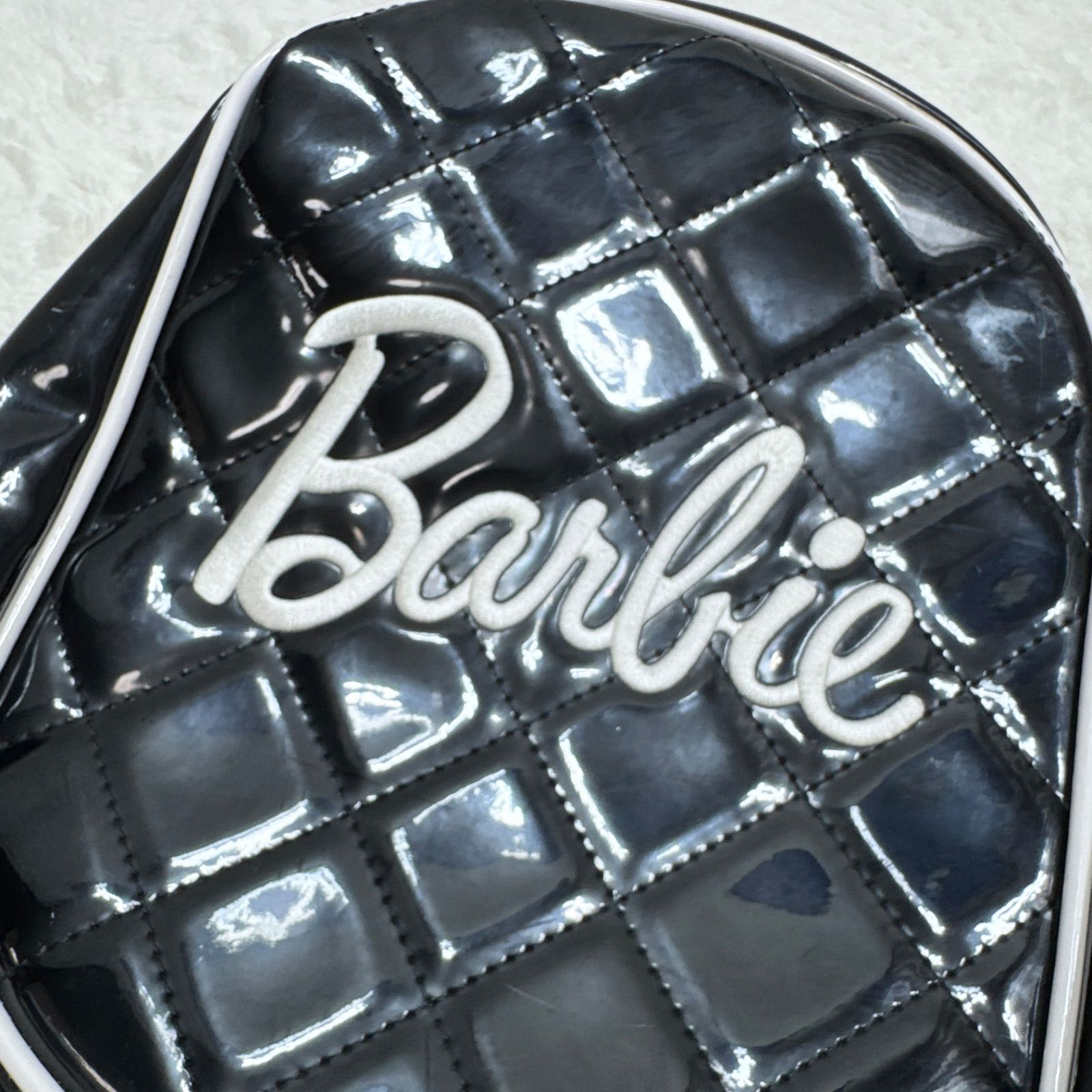 PEARLY GATES×Barbie☆クラブケース☆ブラックエナメル レア Barbie by PEARLY GATES エナメルクラブケース - メルカリ