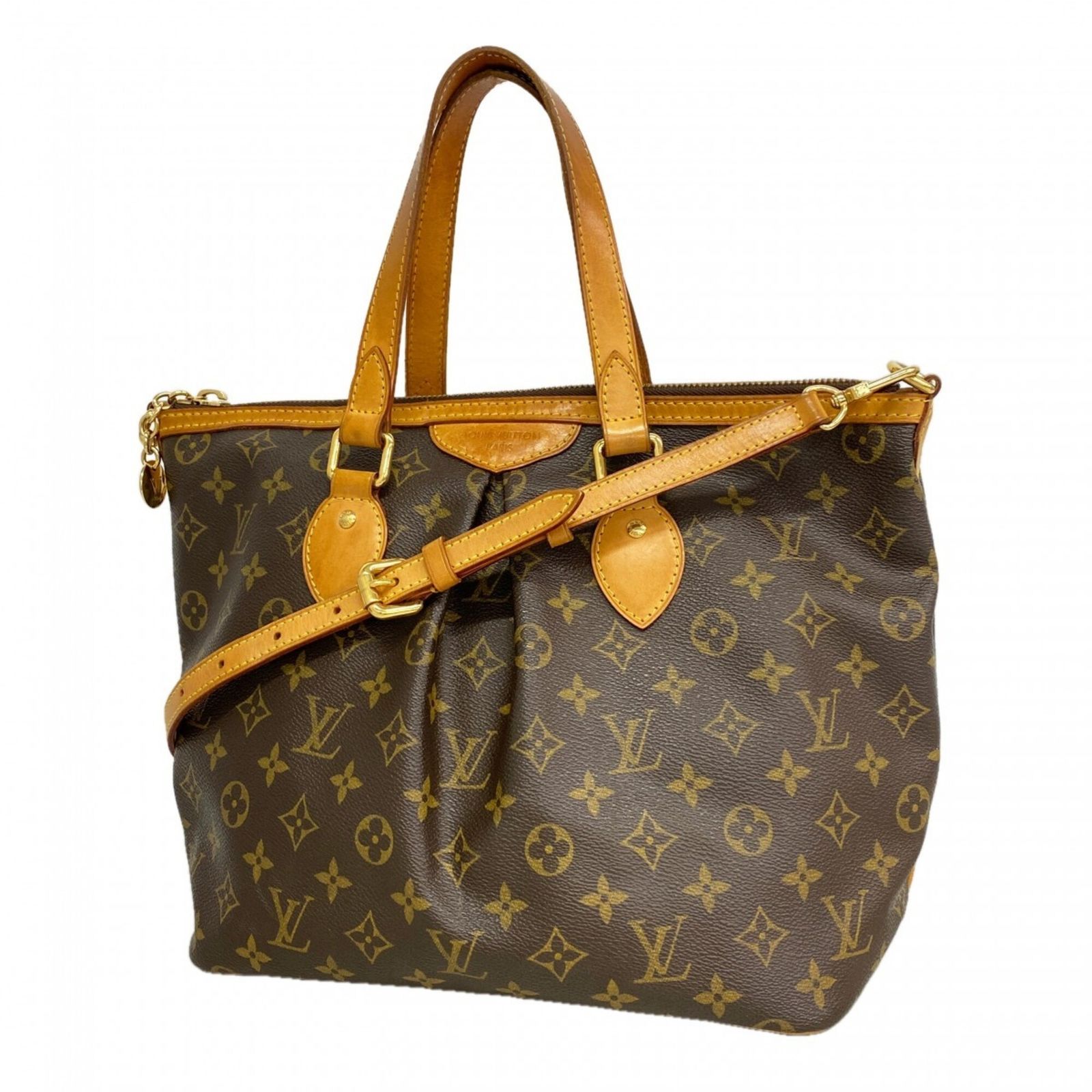 ルイ・ヴィトン(Louis Vuitton) ルイ・ヴィトン ハンドバッグ モノグラム パレルモPM M40145 ブラウン 2wayバッグレディース