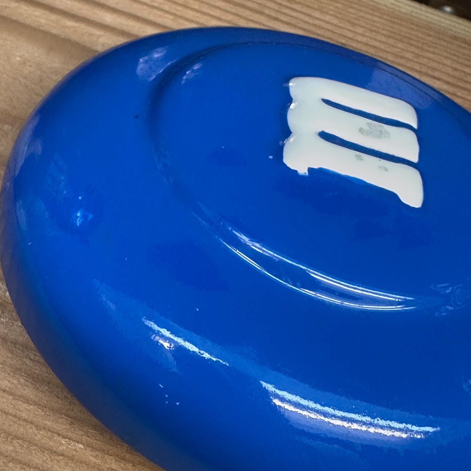 2002 m&m's 陶器製 キャンディージャー クッキージャー ブルー＆レッド