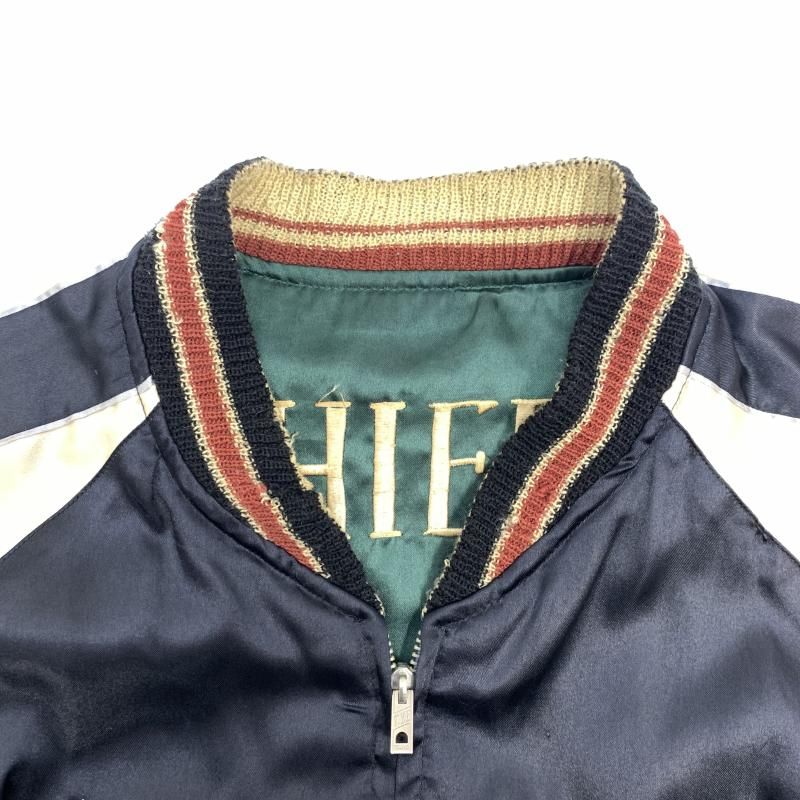 中古】テーラー東洋 リバーシブルサテンスカジャン 舞妓×CHIEF サイズL