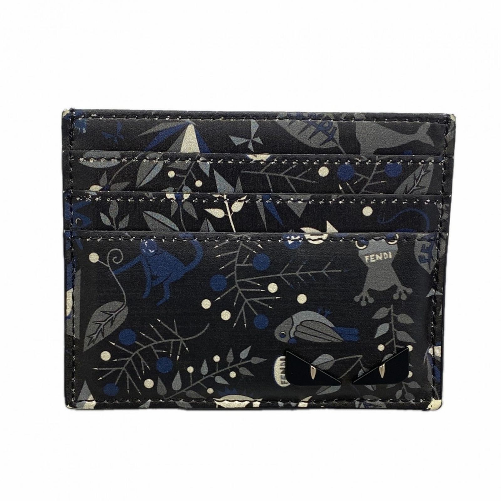 フェンディ(Fendi) フェンディ 名刺入れ・カードケース モンスター レザー ブラック メンズ レディース OP011565 13,539円