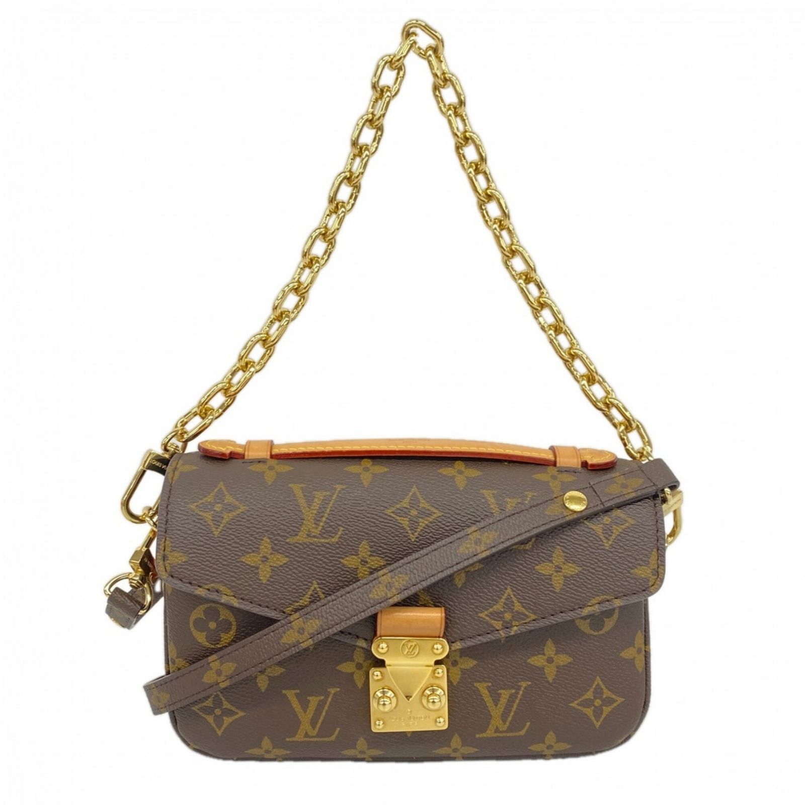 ルイ・ヴィトン(Louis Vuitton) ルイ・ヴィトン ハンドバッグ モノグラム ポシェットメティスEW M46279 ブラウン 2wayバッグレディース OP008992