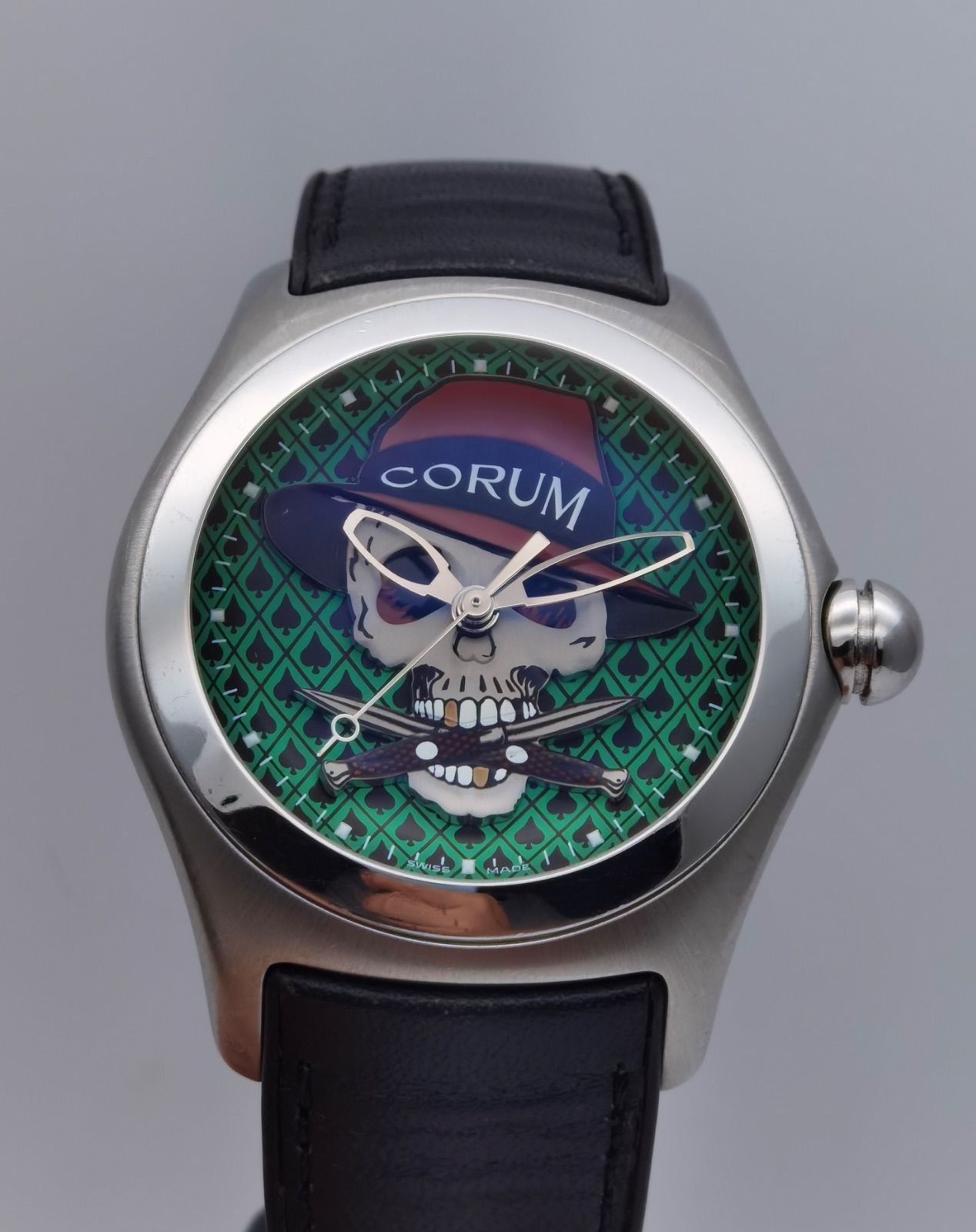 コルム CORUM 08.0001/082.170.20 バブル ギャングスター 888本限定 自動巻き メンズ 保証書付き_941974 コルム CORUM バブル ギャングスター 08.0001 082.170.20 世界888本
