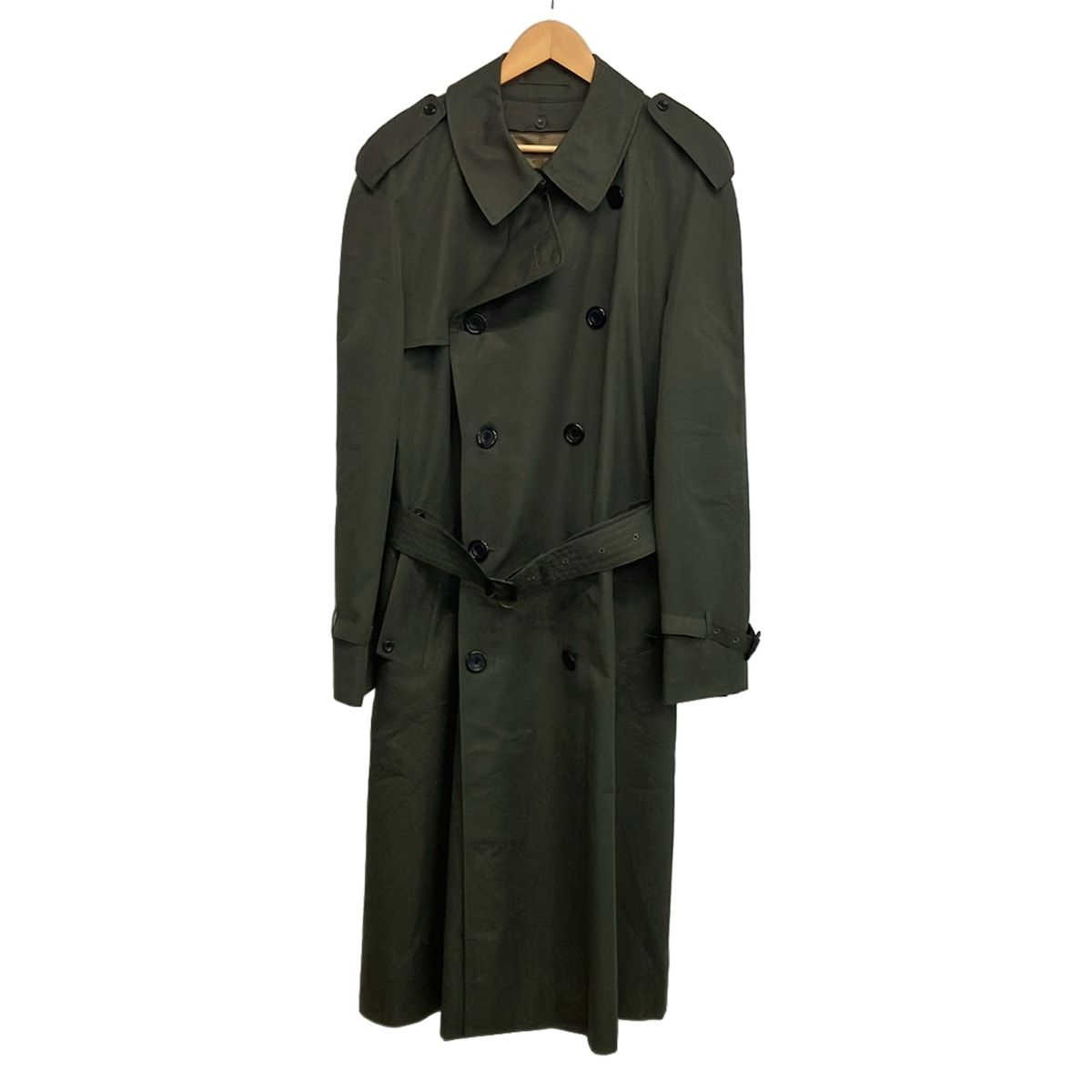 Aquascutum(アクアスキュータム) トレンチコート サイズ44 L メンズ - カーキ 長袖/秋/冬