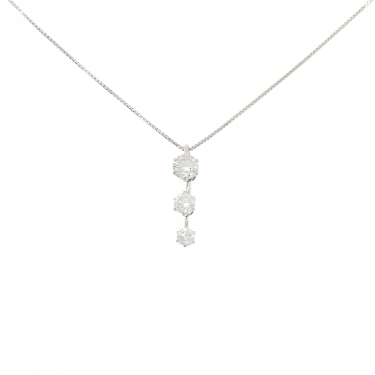 PT900/PT850 ダイヤモンド ネックレス 0.50CT