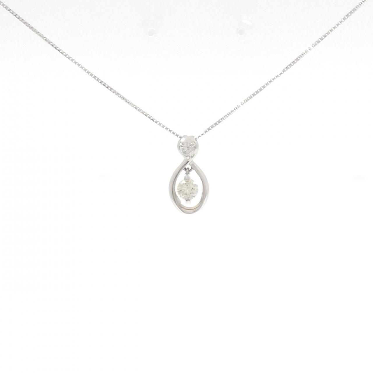 PT900/PT850 ダイヤモンド ネックレス 0.25CT