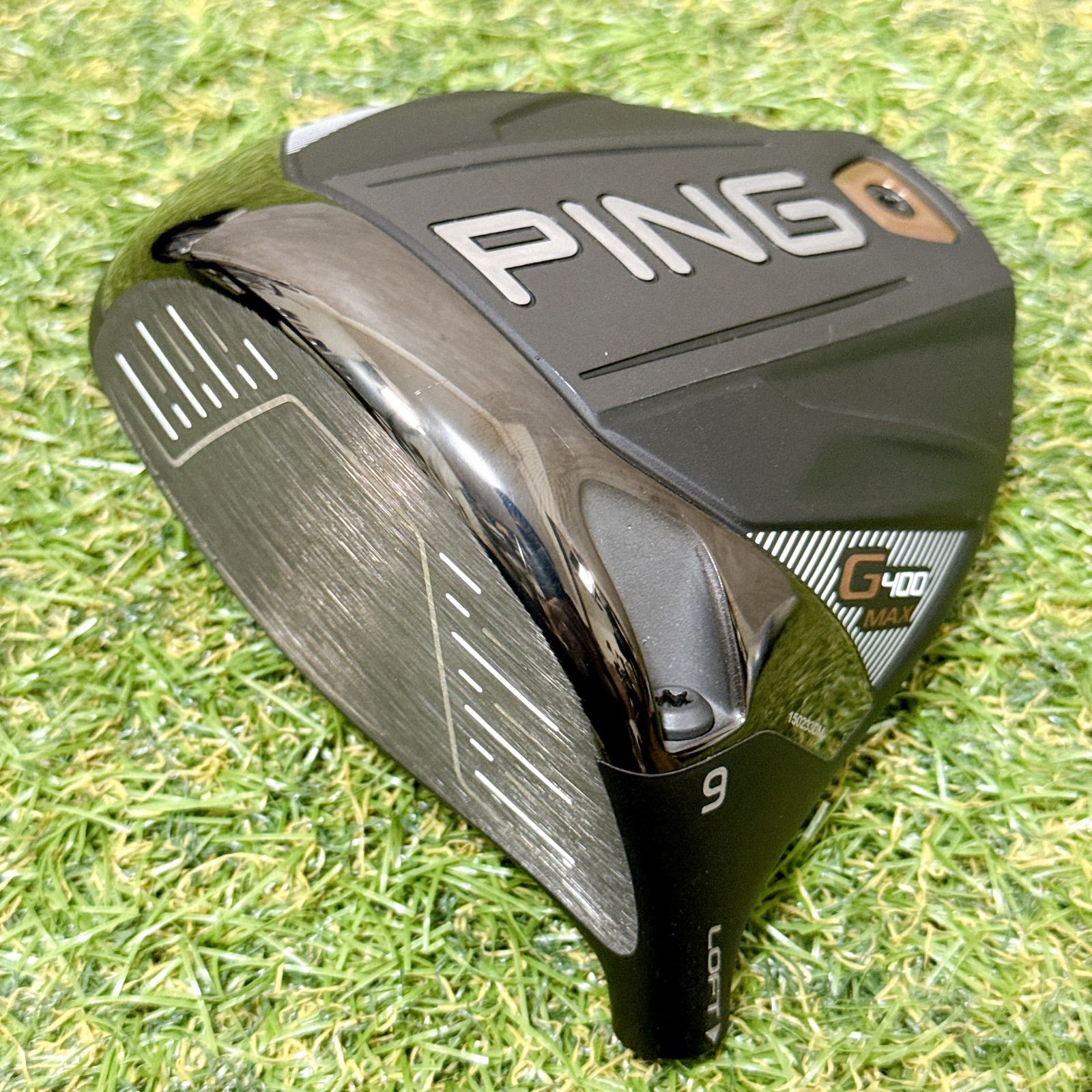 希少レフティ PING G400 MAX ドライバー 9度 ヘッドのみ 左利き用 ピン