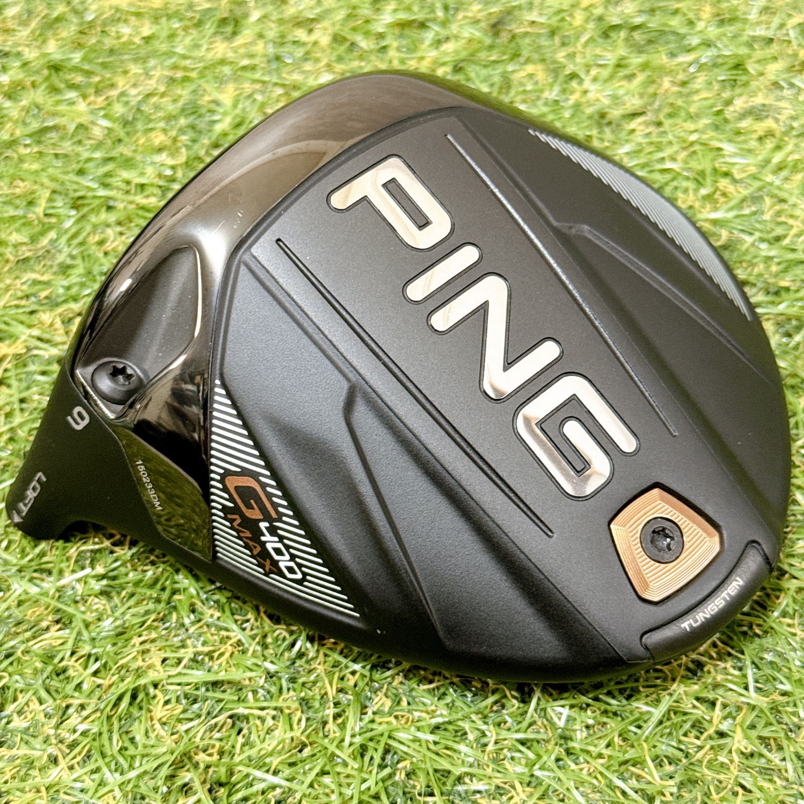 希少レフティ PING G400 MAX ドライバー 9度 ヘッドのみ 左利き用 ピン