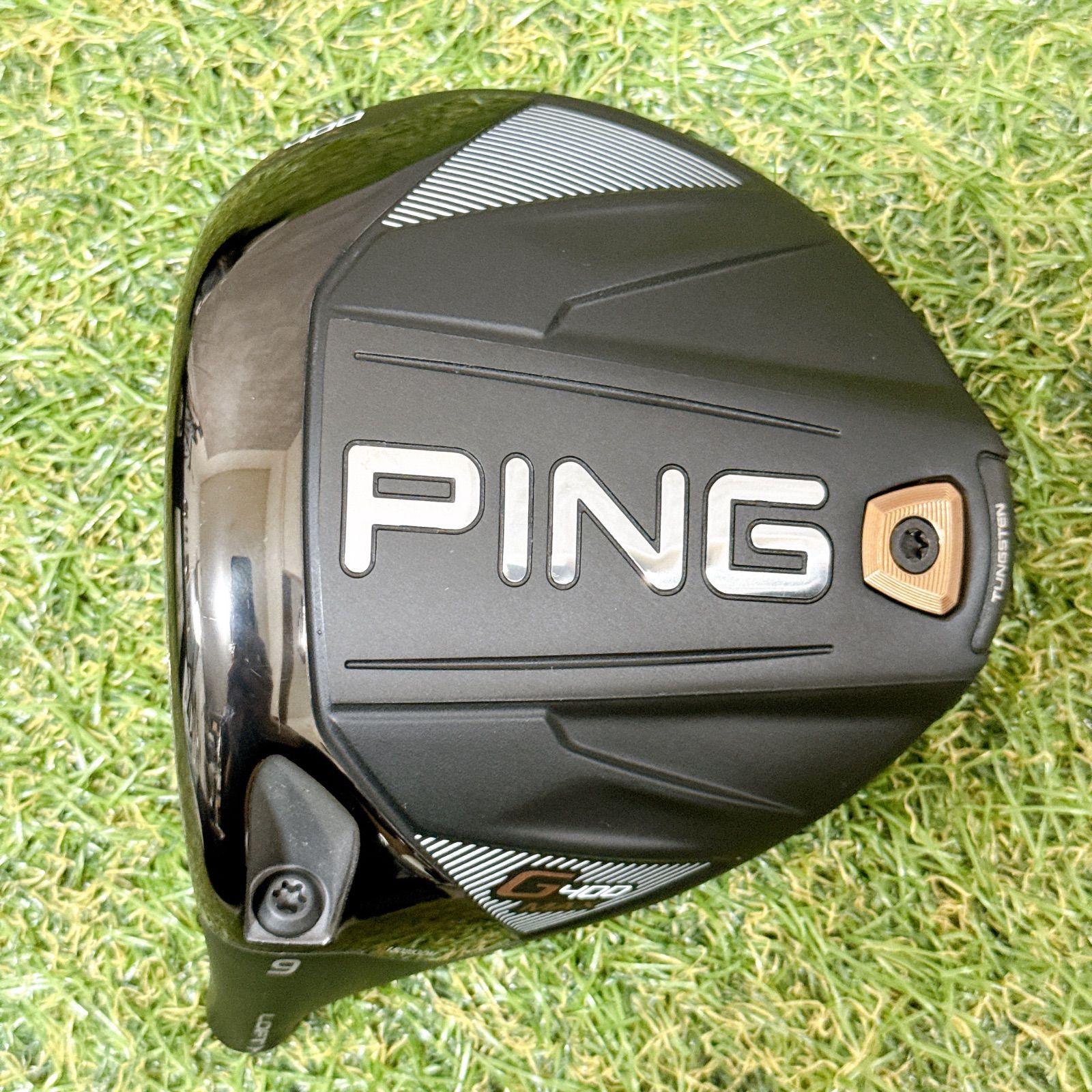 希少レフティ PING G400 MAX ドライバー 9度 ヘッドのみ 左利き用 ピン