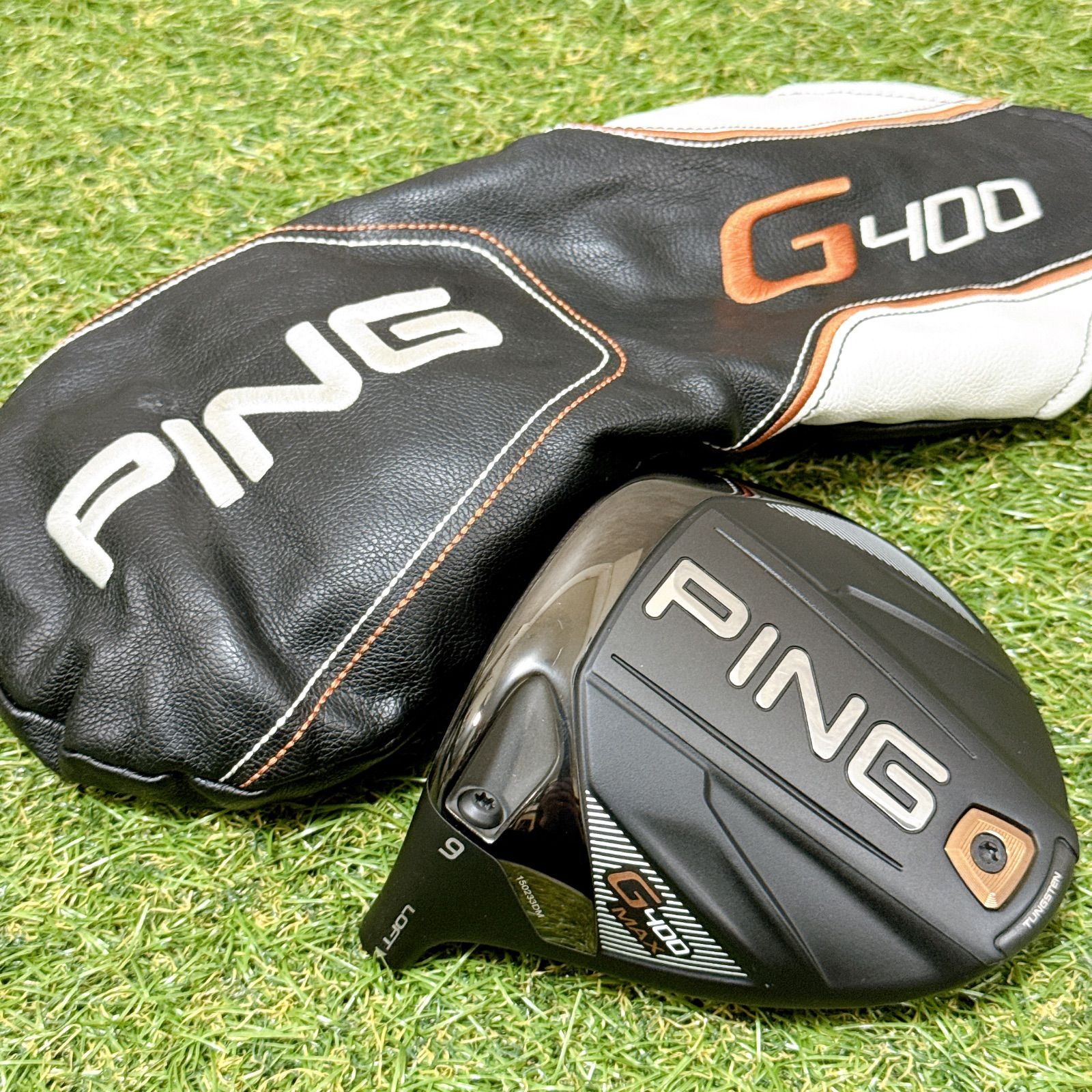 極美品　PING G400 MAX ドライバー　ヘッド単品 希少レフティ PING G400 MAX ドライバー 9度 ヘッドのみ 左利き用 ピン