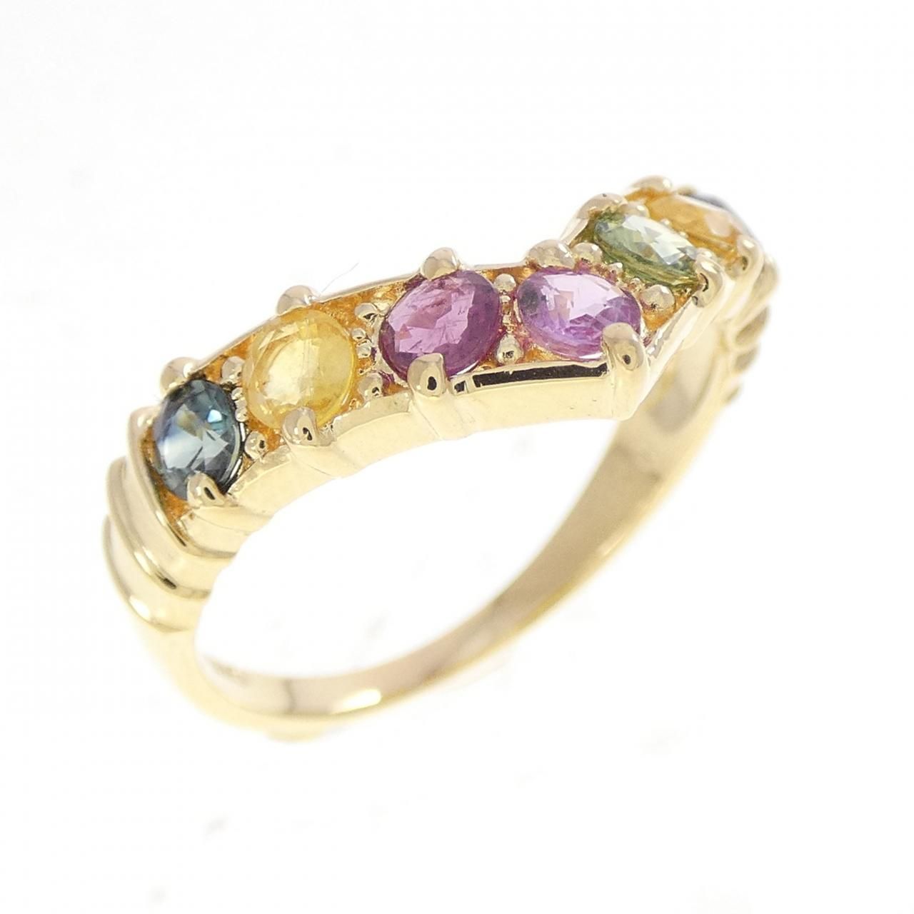 K18YG サファイヤ リング 0.95CT