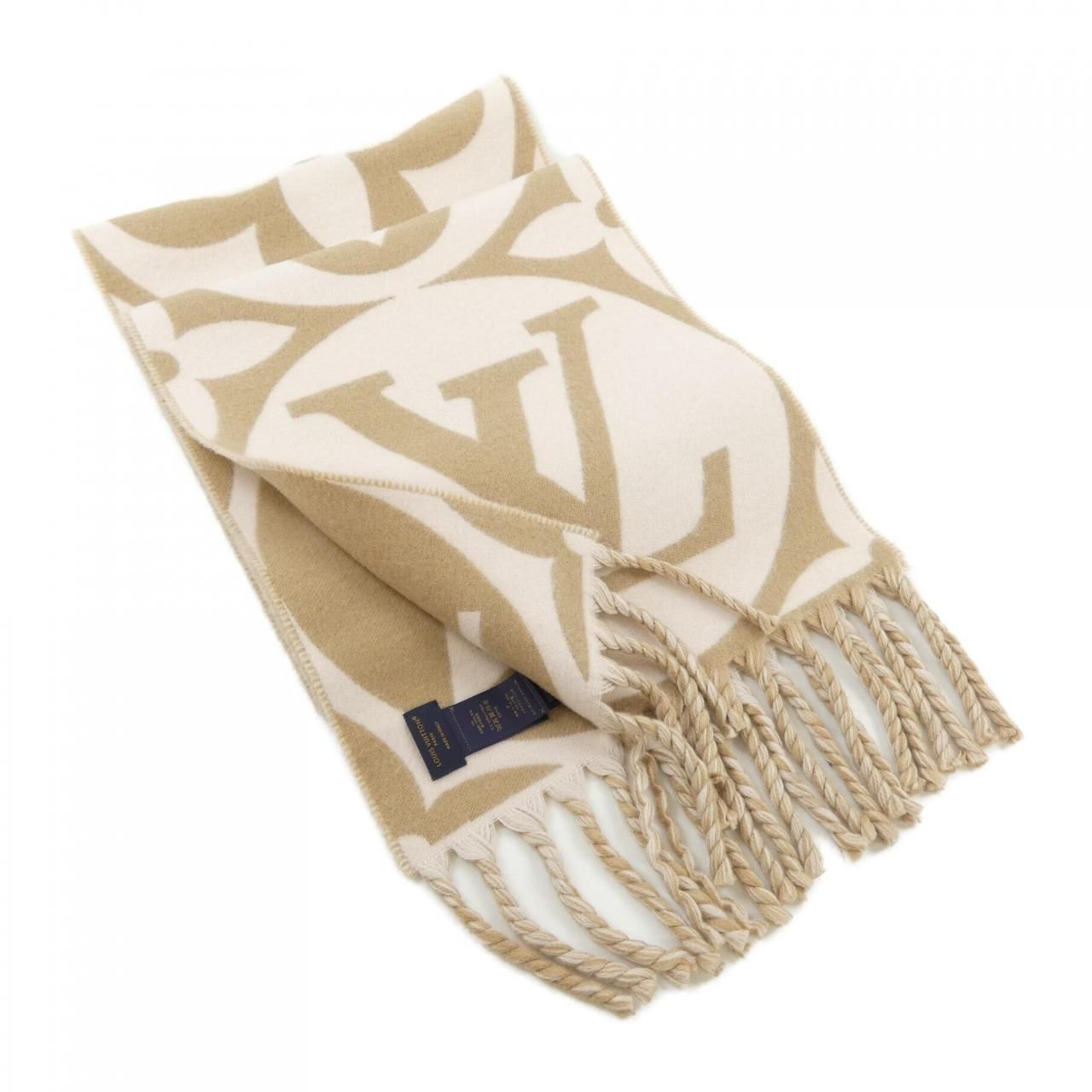 ルイヴィトン LOUIS VUITTON LVメダリオン M79213 MUFFLER - メルカリ